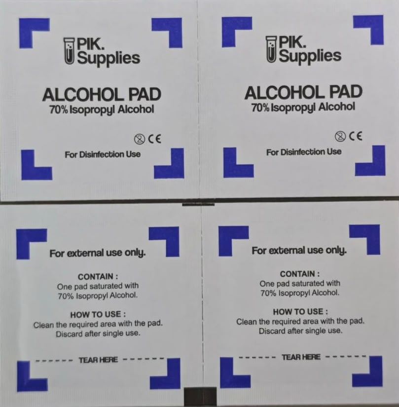 Tampons alcoolisés — Pack x10